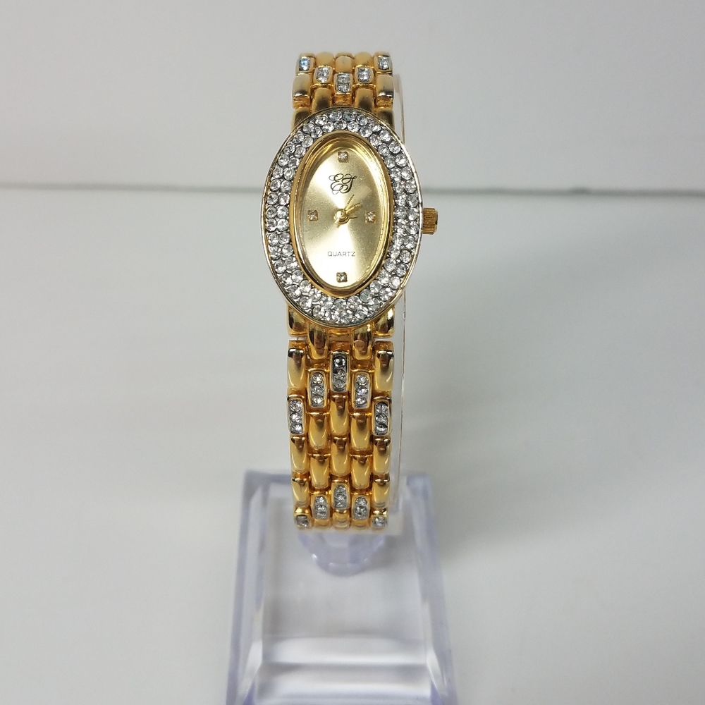 EJ Japanese Quartz Movement Goldtone Watch